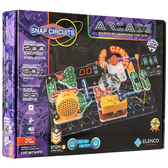 Elenco&#xAE; Snap Circuits&#xAE; Arcade Electronics Exploration STEM Activities Kit